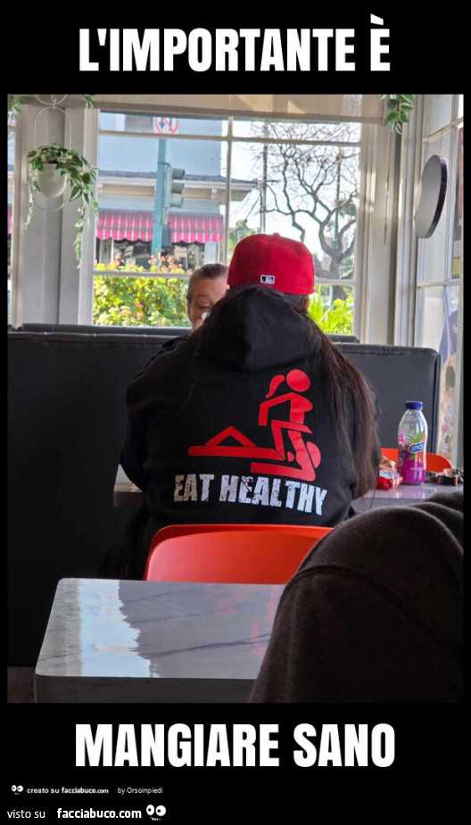 L'importante è mangiare sano