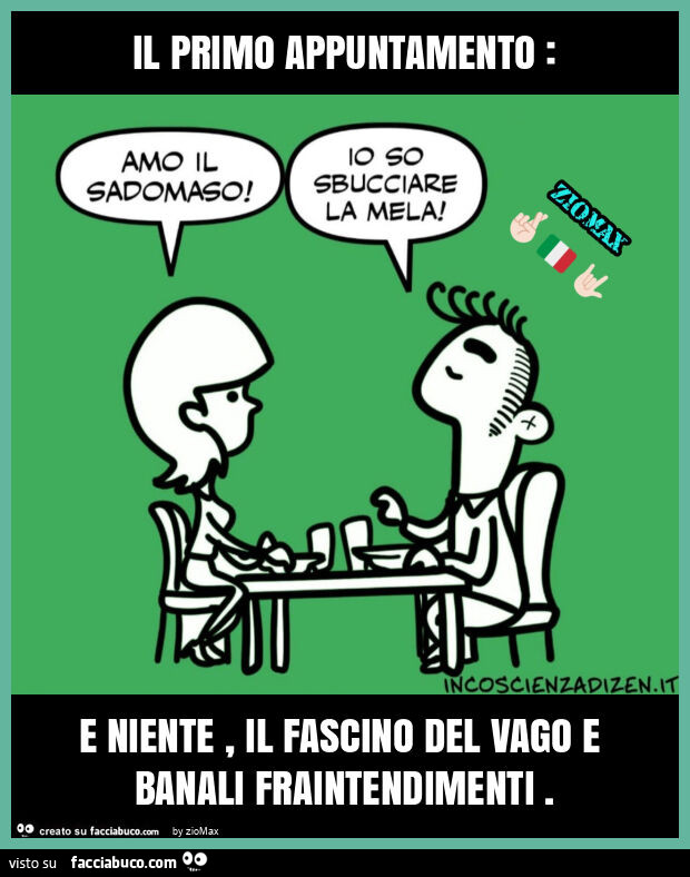Il primo appuntamento: e niente, il fascino del vago e banali fraintendimenti