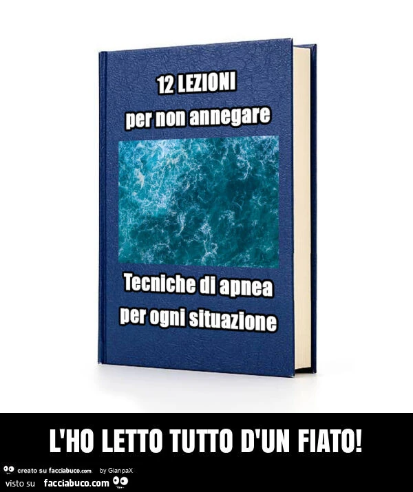 L'ho letto tutto d'un fiato