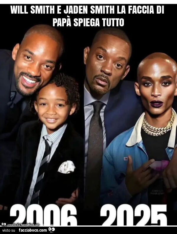 Will smith e jaden smith la faccia di papà spiega tutto