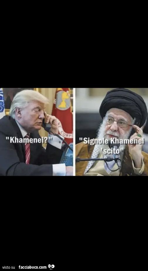 Khamenei. Signole Khamenei scito