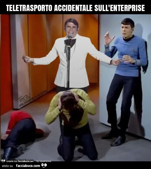 Teletrasporto accidentale sull'enterprise