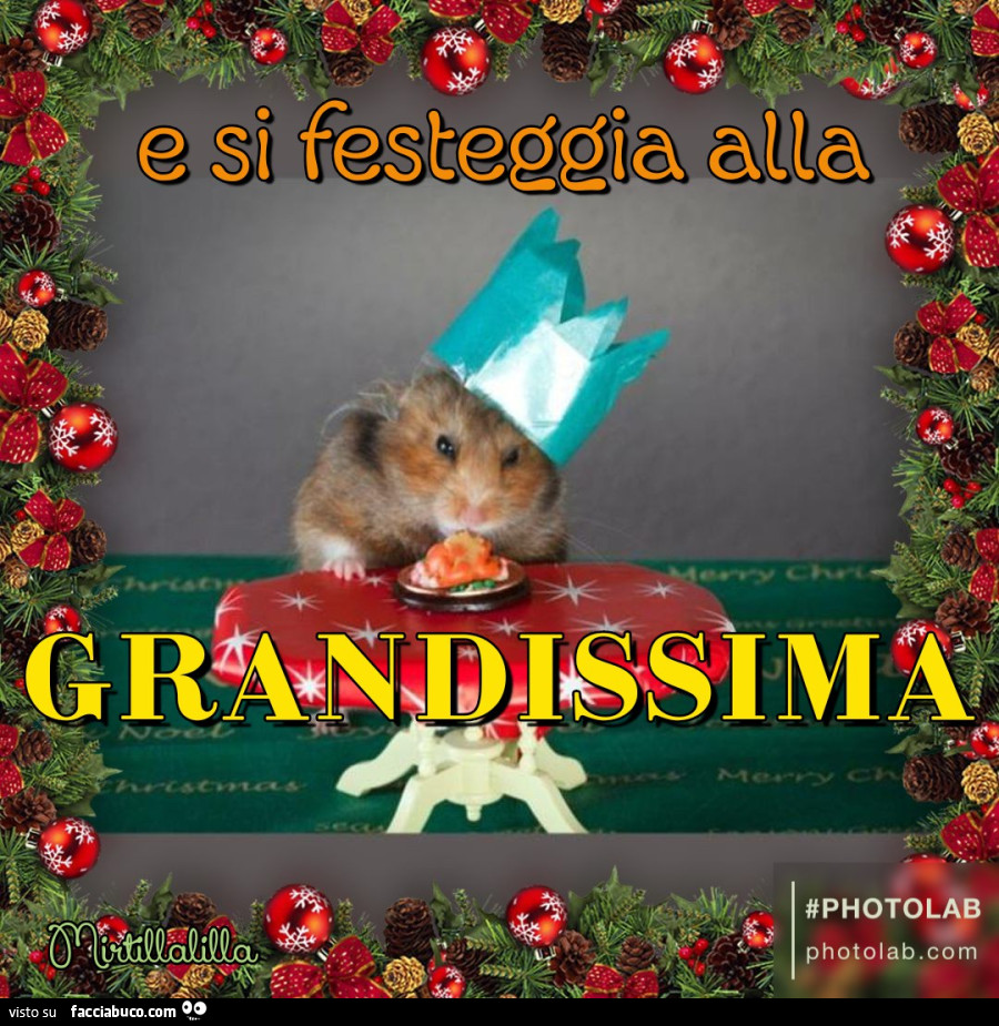 Si festeggia