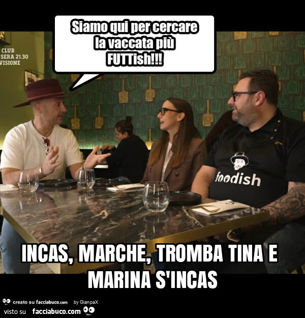 Incas, marche, tromba tina e marina s'incas