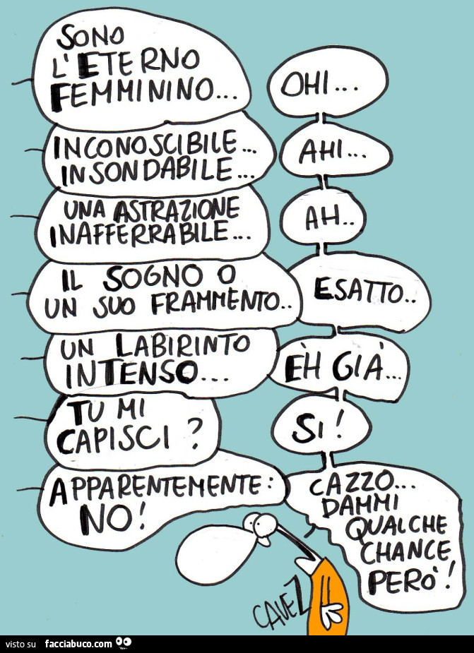 Cavez. Sono l'Eterno Femminino
