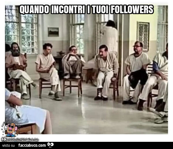 Quando incontri i tuoi followers
