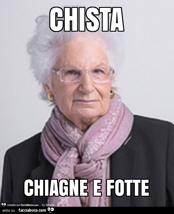 Chista chiagne e fotte