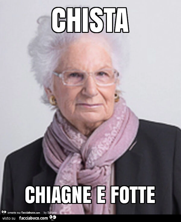 Chista chiagne e fotte