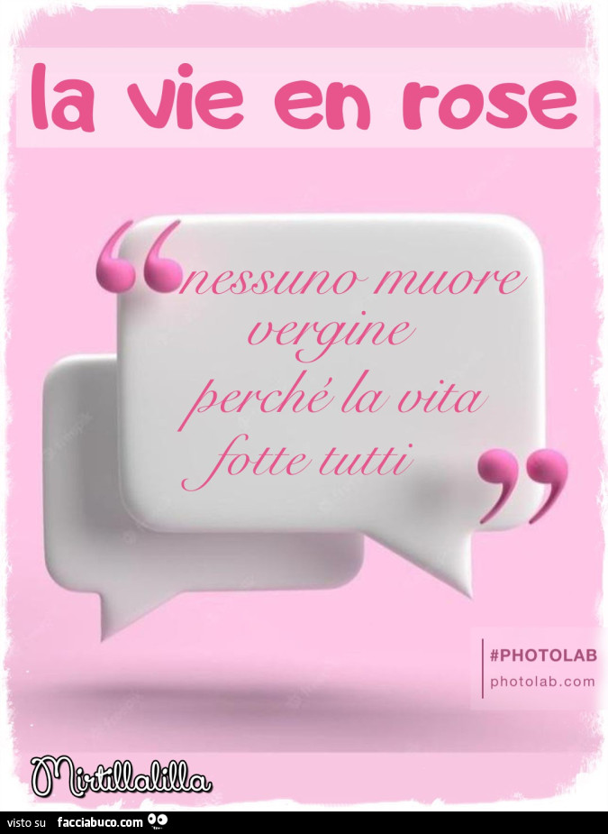 Nessuno muore vergine