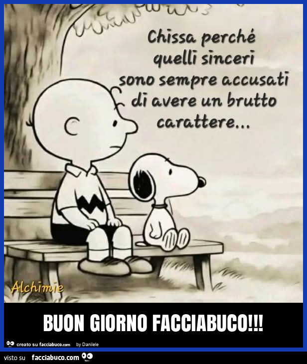 Buon giorno facciabuco