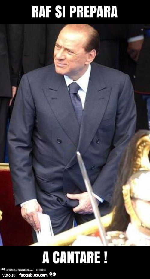 Raf si prepara a cantare