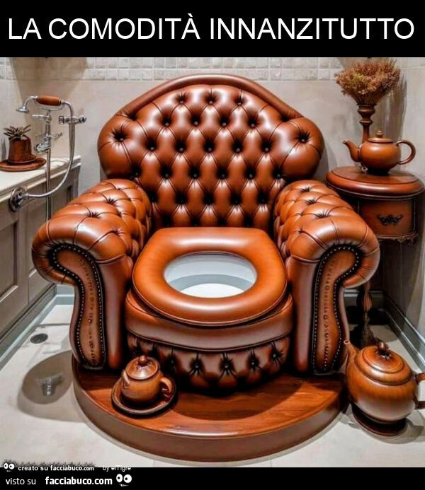 La comodità innanzitutto