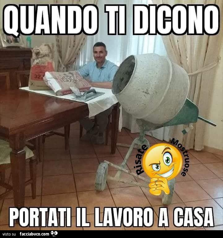 Lavoro a casa