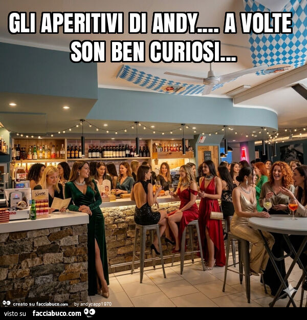 Gli aperitivi di andy&hellip; a volte son ben curiosi