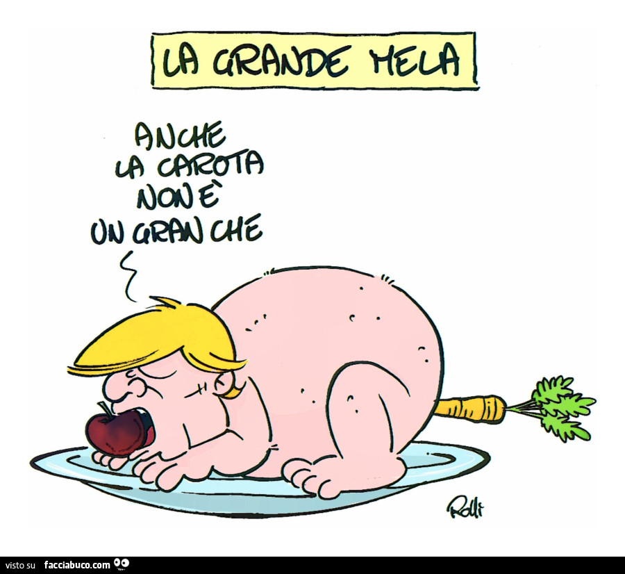 La Grande Mela. Anche la carota non è un gran che