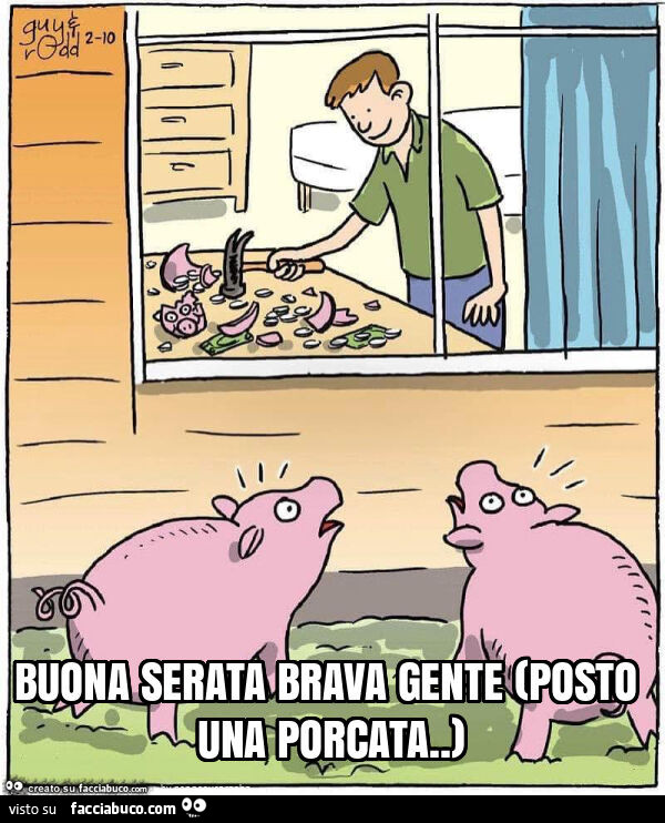 Buona serata brava gente (posto una porcata. )