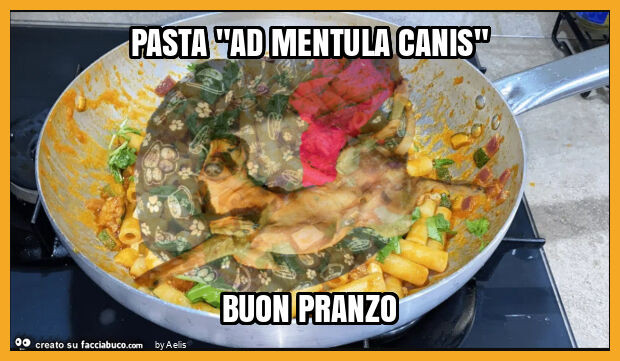 Pasta "ad mentula canis" buon pranzo