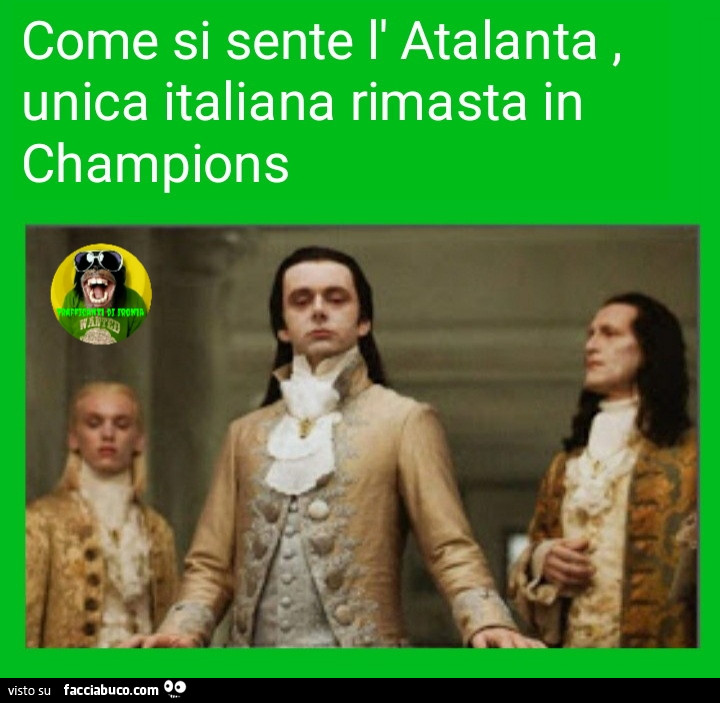 Come si sente l'atalanta unica italiana rimasta in Champions