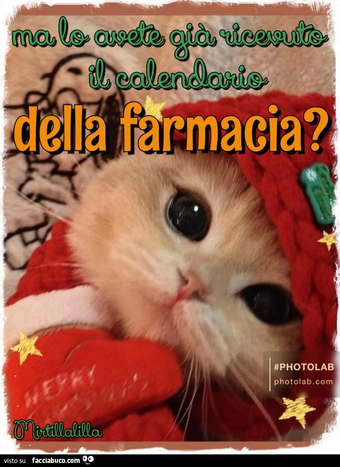 Calendario farmacia