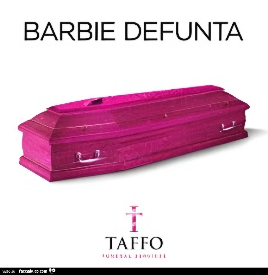 Barbie defunta taffo