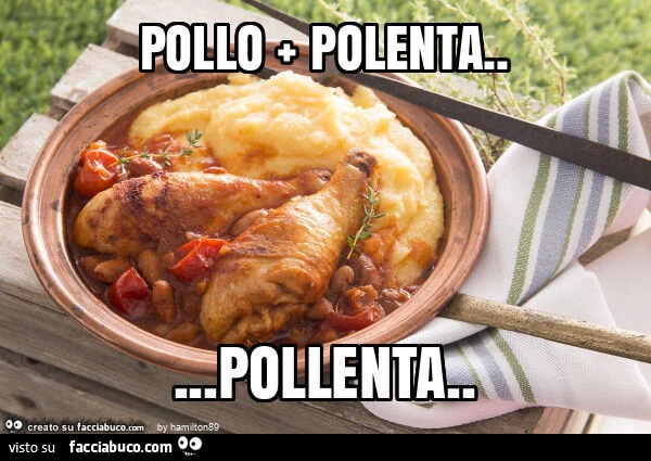 Pollo + polenta&hellip; pollenta