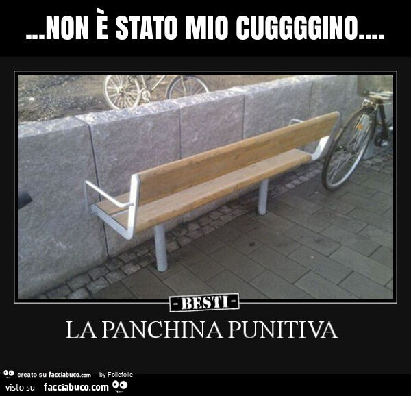 Non è stato mio cuggggino