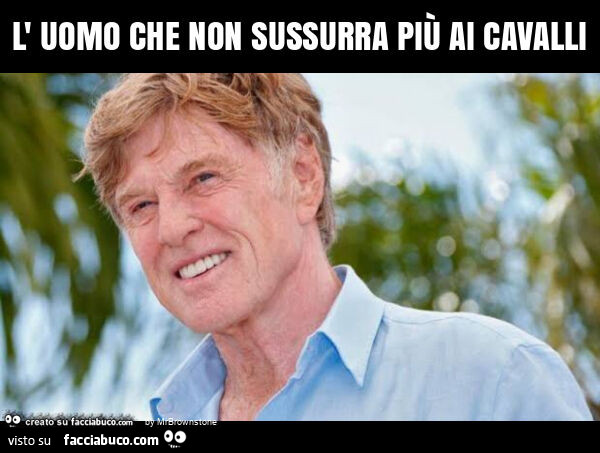 L' uomo che non sussurra più ai cavalli