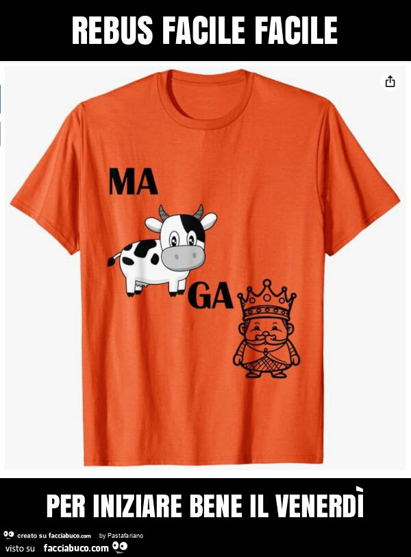 Rebus facile facile per iniziare bene il venerdì