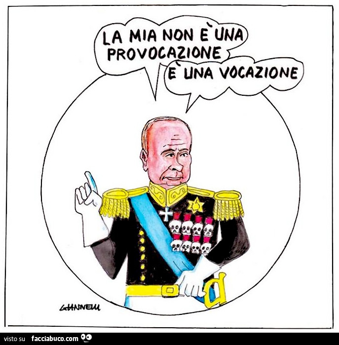 La mia non è una provocazione e una vocazione