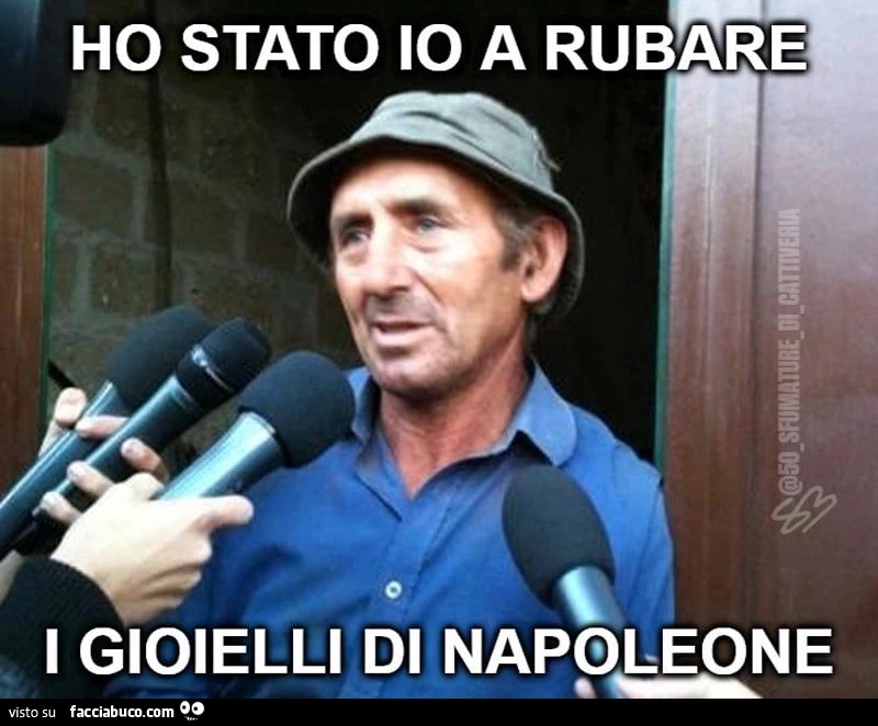Ho stato io a rubare i gioielli di Napoleone