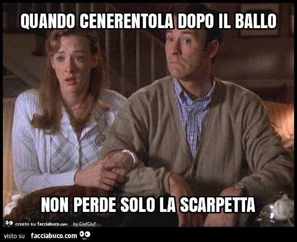 Quando cenerentola dopo il ballo non perde solo la scarpetta