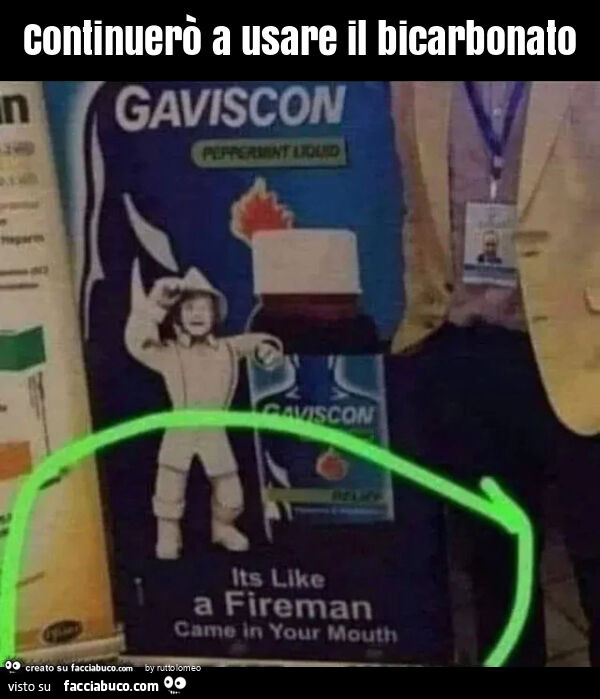 Continuerò a usare il bicarbonato