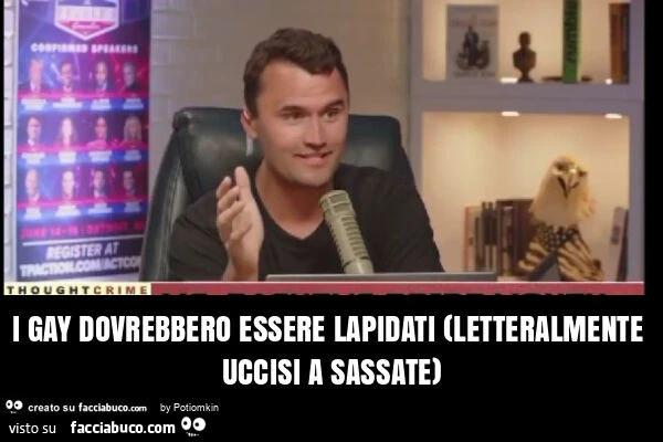 I gay dovrebbero essere lapidati (letteralmente uccisi a sassate)