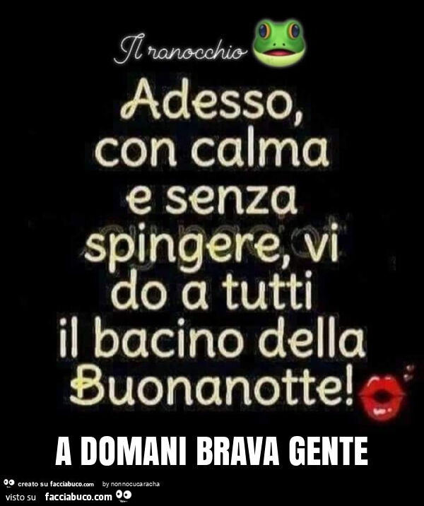 A domani brava gente