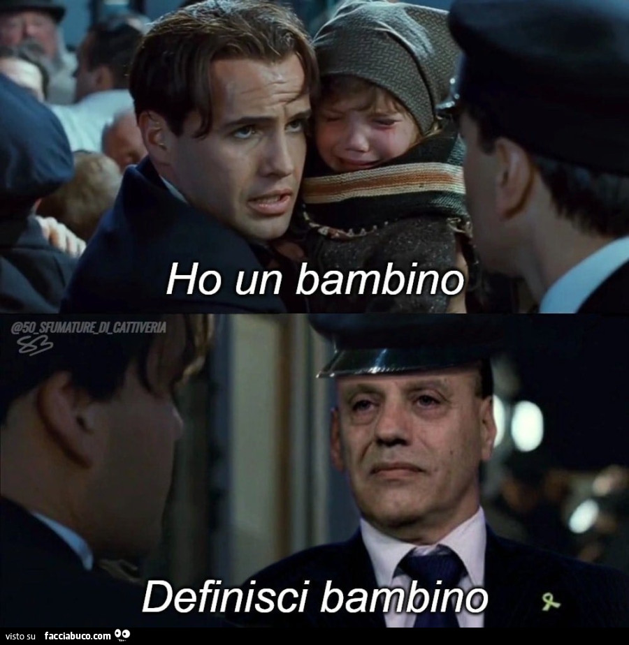 Definisci bambino
