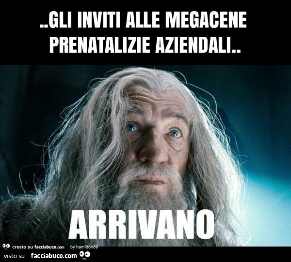 Gli inviti alle megacene prenatalizie aziendali
