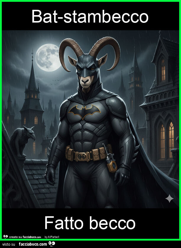 Bat-stambecco fatto becco