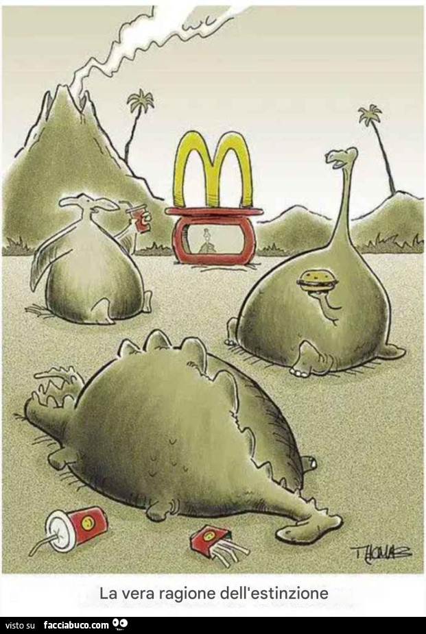 Estinzione dei dinosauri? Colpa del McD