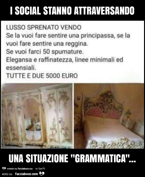 I social stanno attraversando una situazione "grammatica"