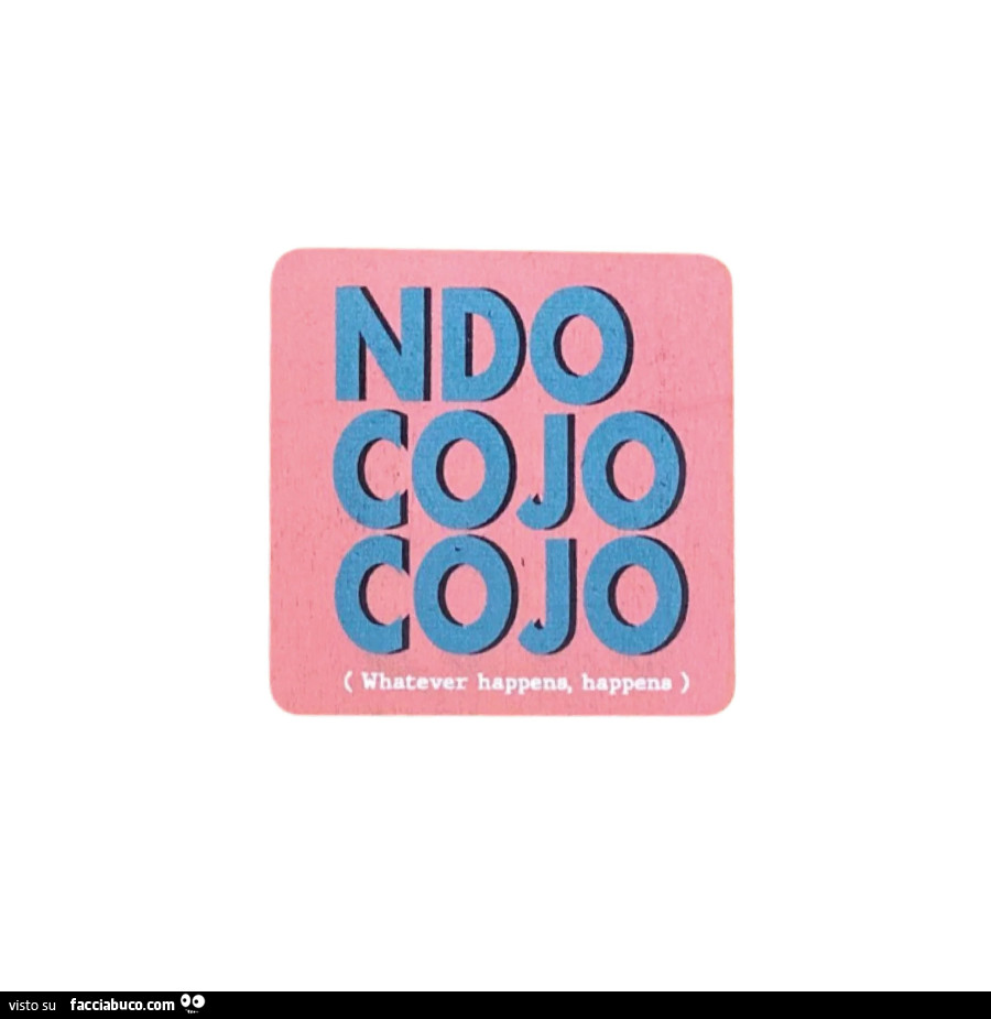 Ndo cojo cojo