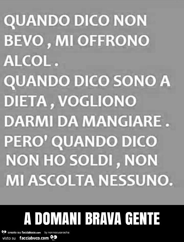 A domani brava gente