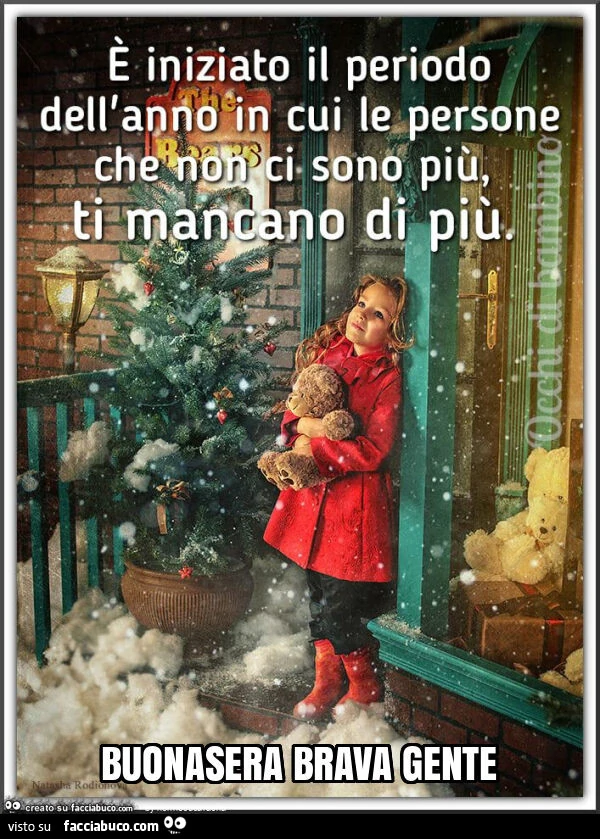 Buonasera brava gente