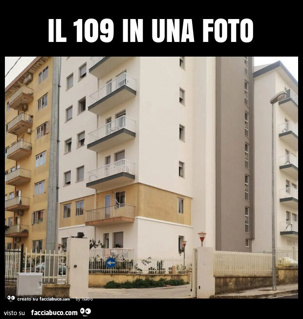 Il 109 in una foto