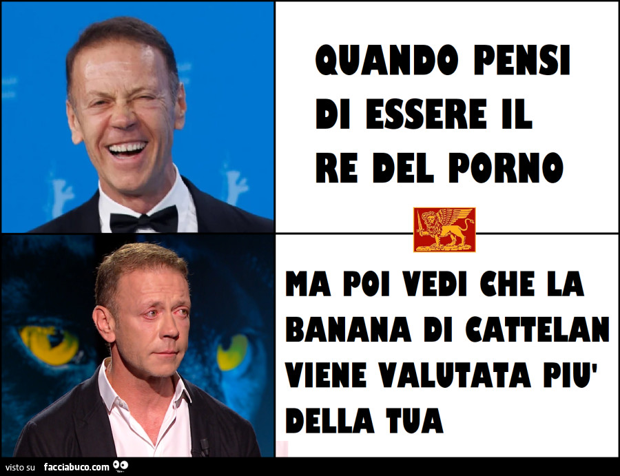 Quando pensi di essere il re del porno, ma poi la banana di Cattelan viene valutata più della tua