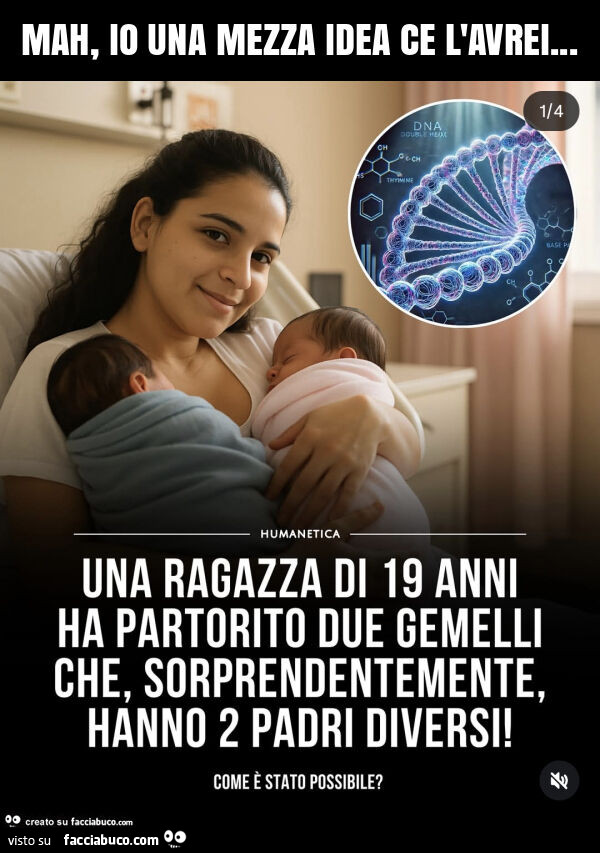 Mah, io una mezza idea ce l'avrei