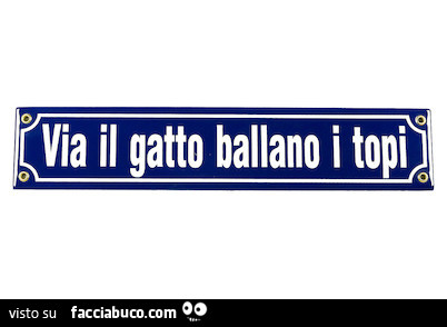 Via il gatto ballano i topi
