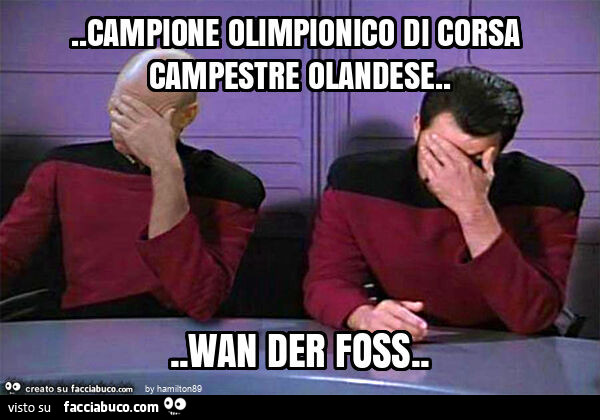 Campione olimpionico di corsa campestre olandese&hellip; wan der foss