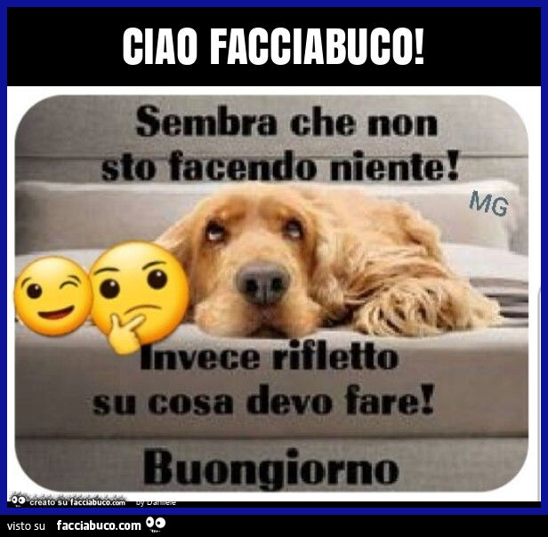 Ciao facciabuco
