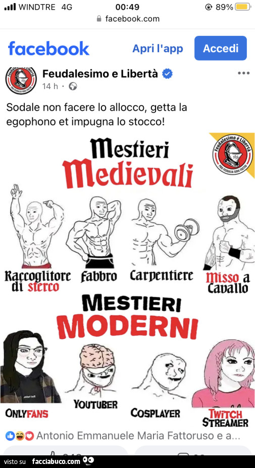 Sodale non facere lo allocco, getta la egophono et impugna lo stocco
