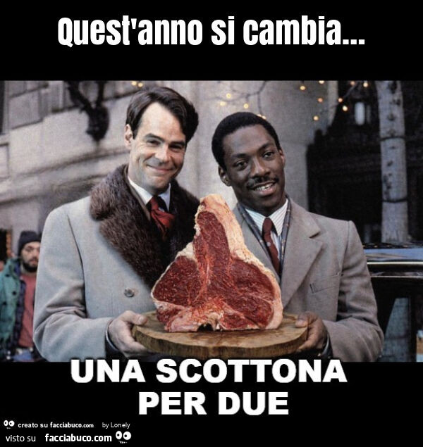 Quest'anno si cambia&hellip;